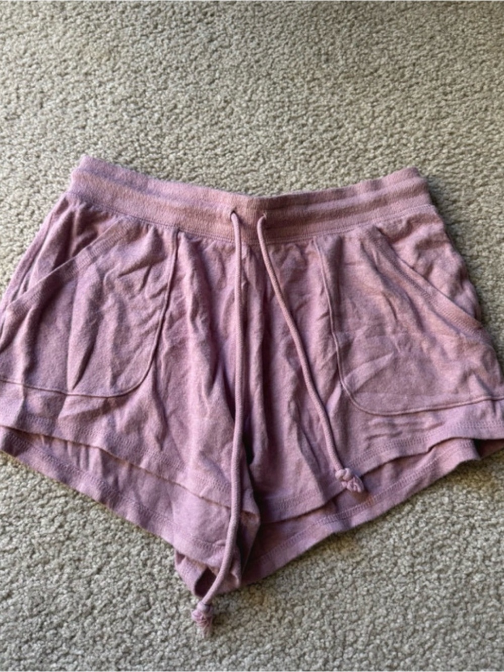 Aeropostale Dusty Mauve Knit soft casual  Shorts y3k stretchy